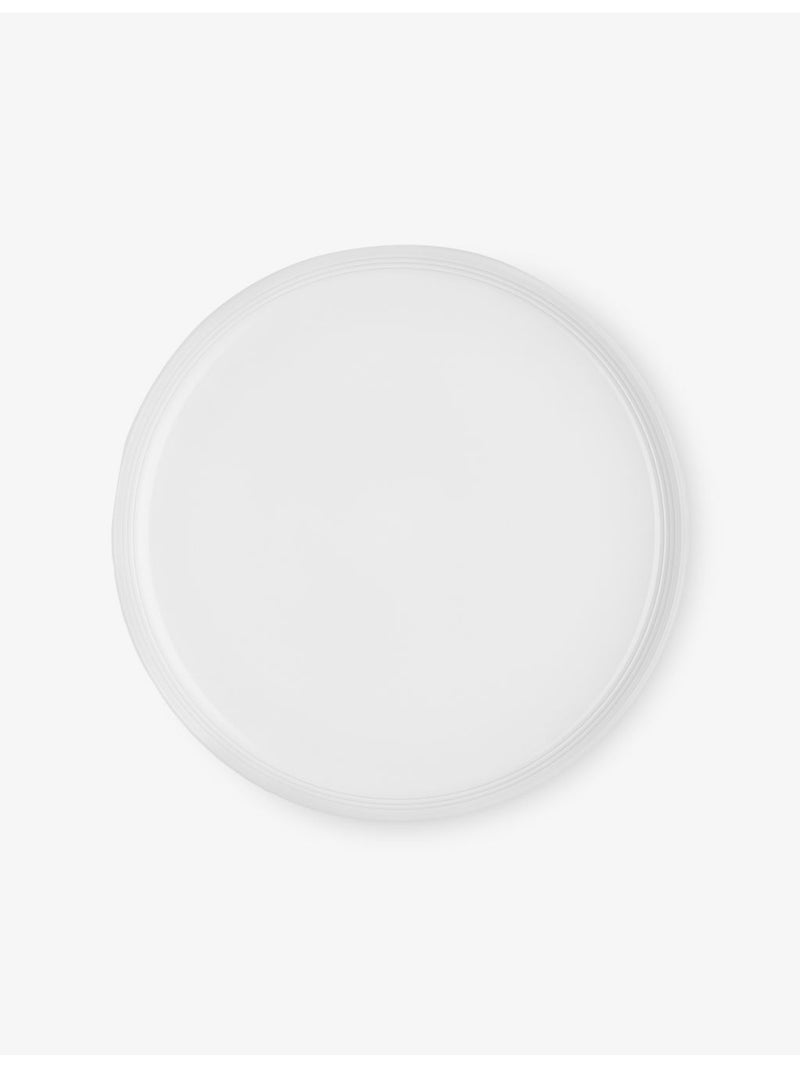 Le Creuset stoneware coupe dinner plate 27cm, imported from the UK