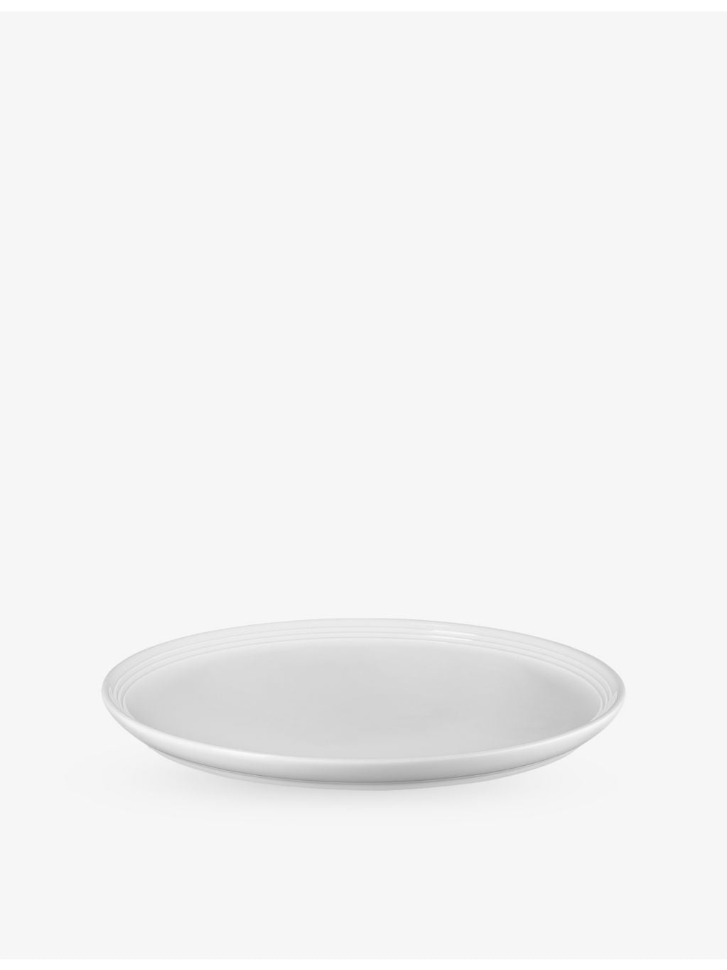 Le Creuset stoneware coupe dinner plate 27cm, imported from the UK
