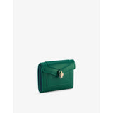 Bvlgari Serpenti Forever leather wallet with snakehead closure - British product