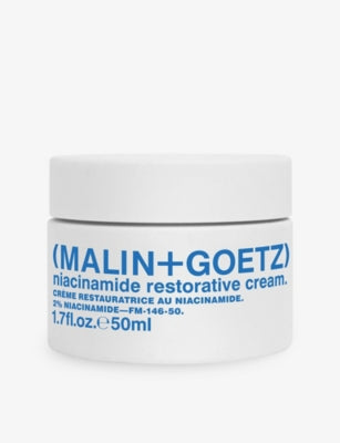 MALIN + GOETZ Niacinamide Restorative Cream 50ml, imported from the UK