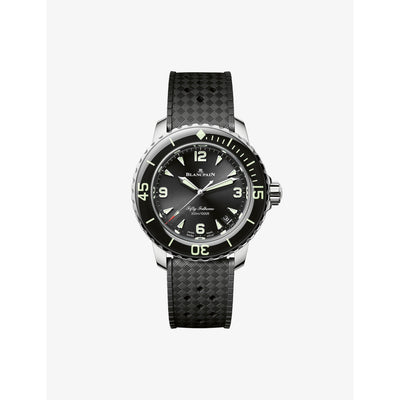 selfridges Blancpain Fifty Fathoms Steel Automatic Watch 38.20mm- Buy online at McGrocer