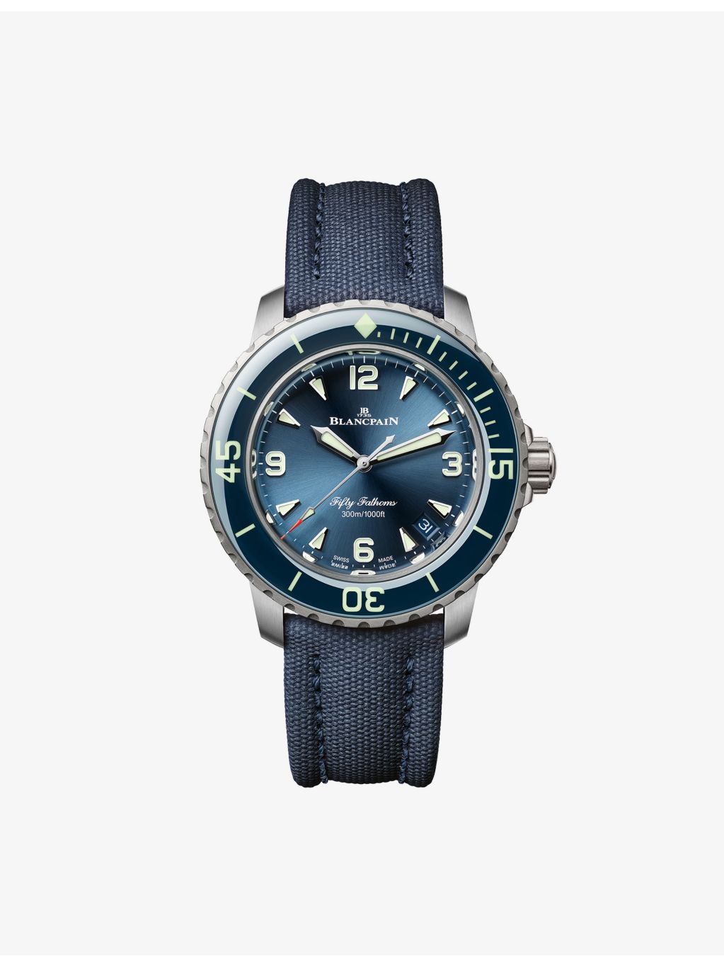 Blancpain Fifty Fathoms titanium automatic watch 38.20mm - British product