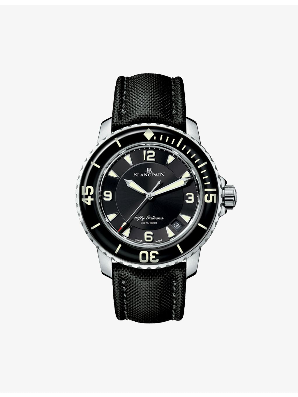Blancpain Fifty Fathoms automatic watch 45mm blue dial - British product