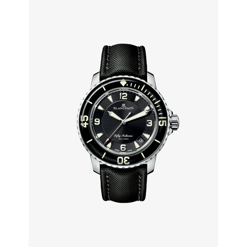 Blancpain Fifty Fathoms automatic watch 45mm blue dial - British product