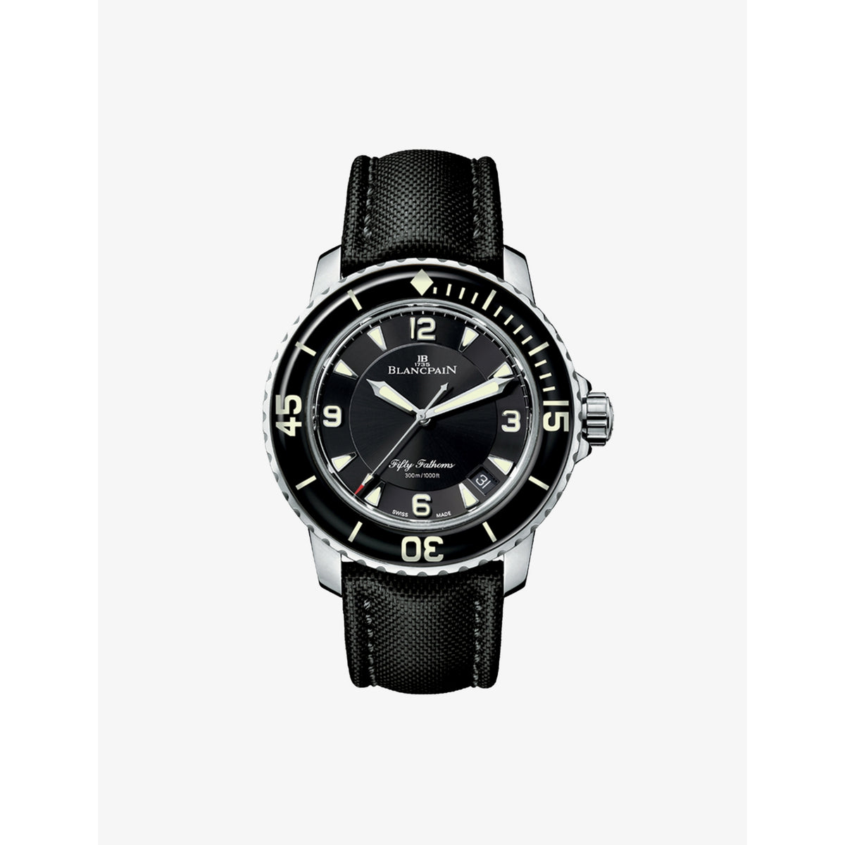 Blancpain Fifty Fathoms automatic watch 45mm blue dial - British product