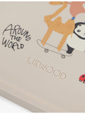 Liewood Arthur stainless steel lunch box, three compartments - British product