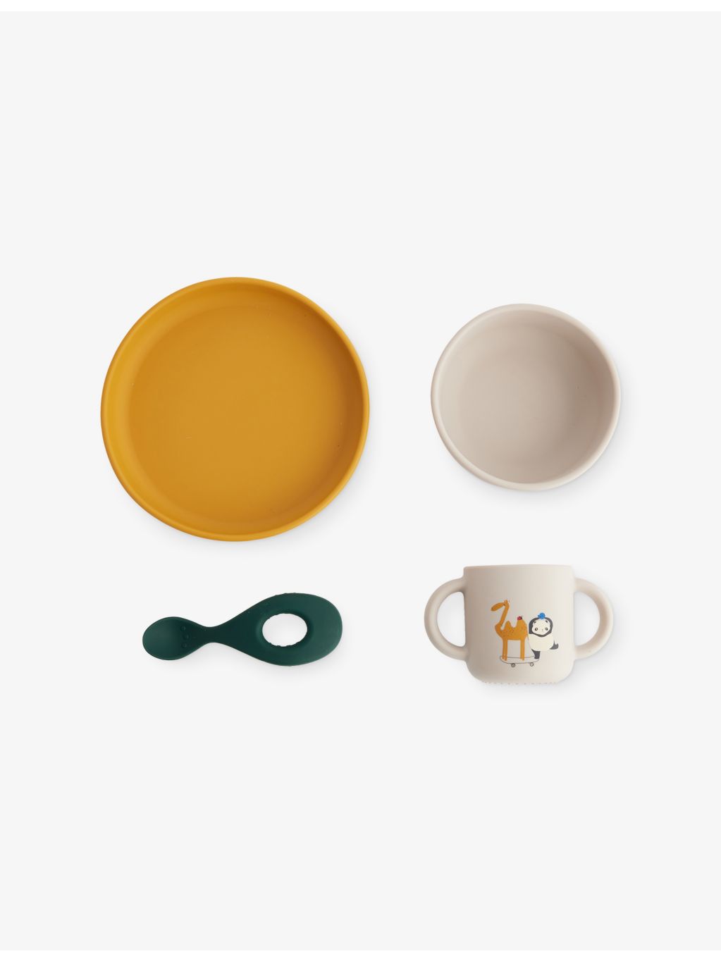 Liewood Vivi silicone tableware set, UK version