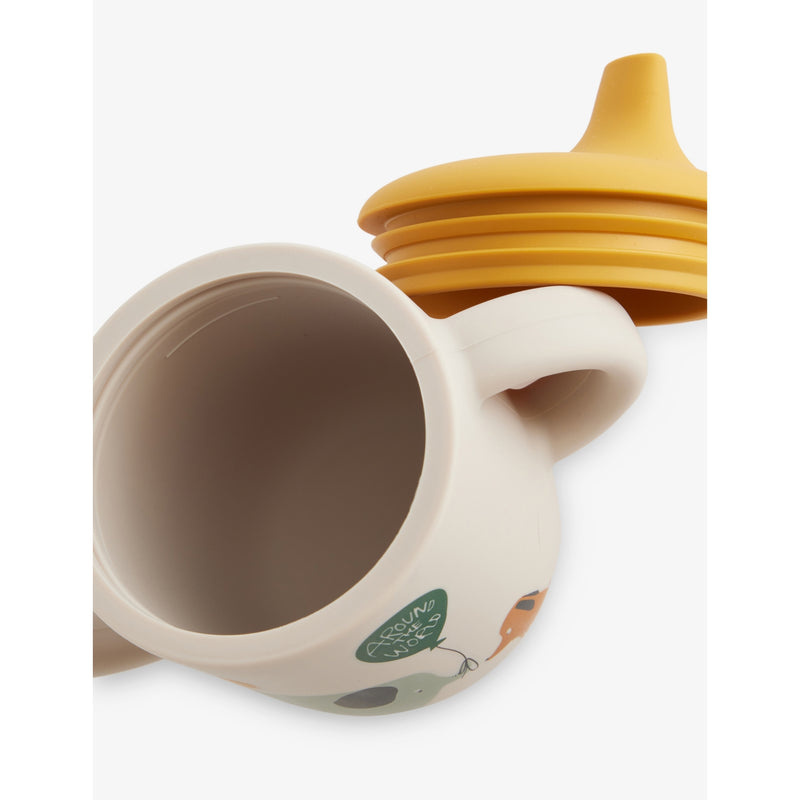 Liewood silicone sippy cup Neil graphic-print 150ml (British brand)