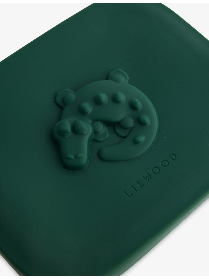 Liewood Arthur Crocodile stainless steel lunchbox, imported from the UK