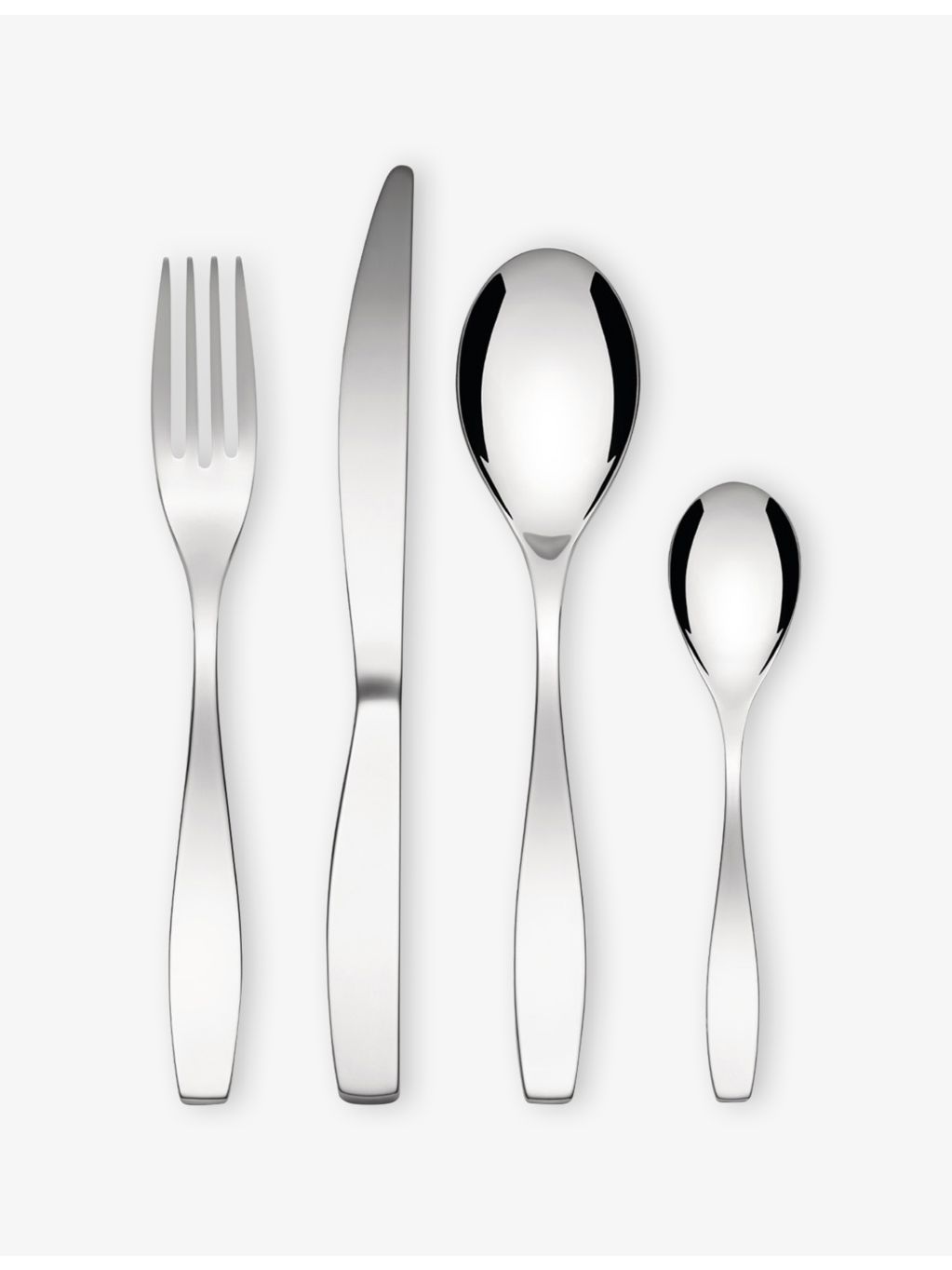 Alessi stainless steel cutlery set 24-piece - British product