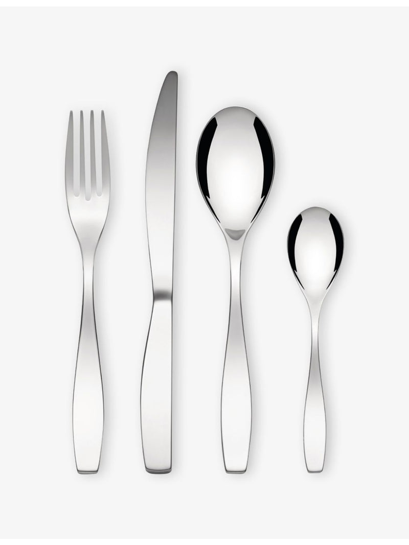 Alessi stainless steel cutlery set 24-piece - British product