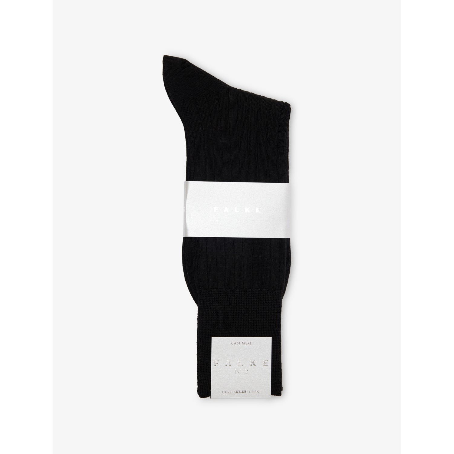 No 2 Finest Cashmere-Blend Crew-Length Socks - BLACK - 5.5-6.5