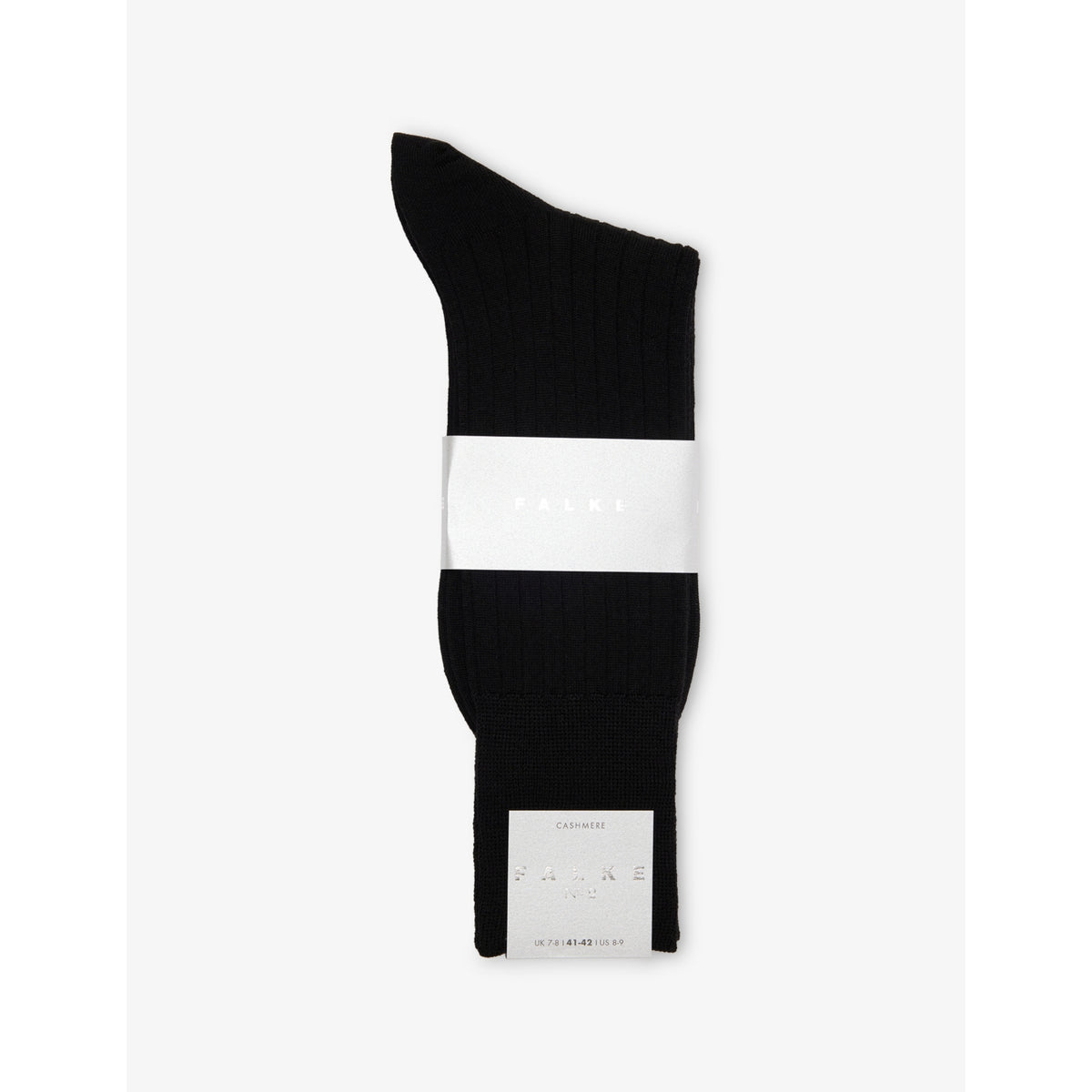 No 2 Finest Cashmere-Blend Crew-Length Socks - BLACK - 5.5-6.5