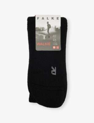 FALKE wool-blend crew socks with cushioned sole, imported from the UK
