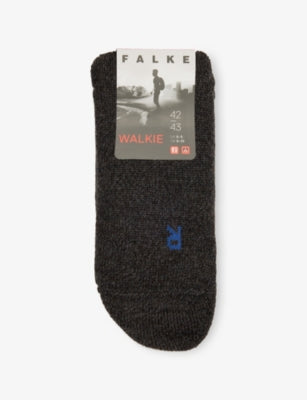 FALKE wool-blend crew socks with cushioned sole, imported from the UK