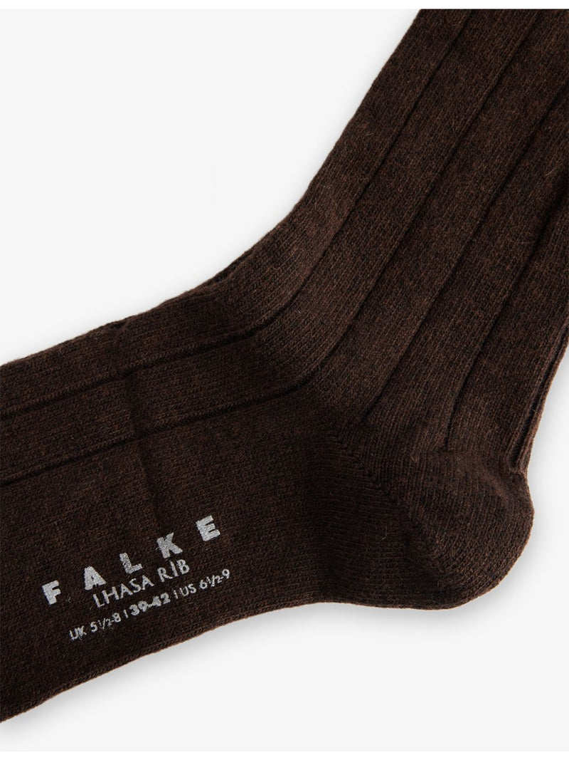 FALKE Lhasa ribbed wool-blend knitted socks, UK version