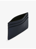 Smythson flat leather card holder with five card pockets - British product