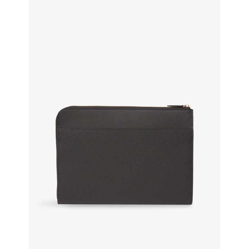 Smythson Panama small leather laptop case 24.5cm x 34cm - British product