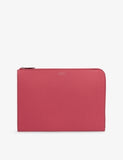 Smythson Panama Small Leather Laptop Case 24.5cm x 34cm