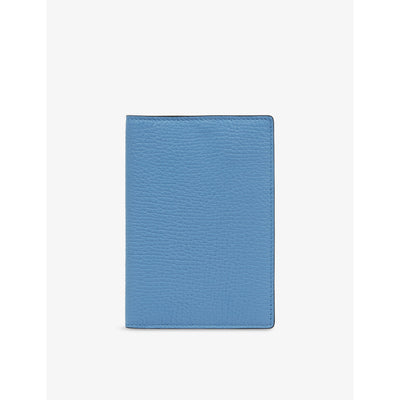 selfridges Smythson Ludlow Leather Passport Holder- Buy online at McGrocer