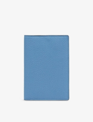 Smythson Ludlow leather passport holder 14.5cm x 10cm, imported from the UK