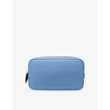 Smythson Panama double leather washbag (British brand)