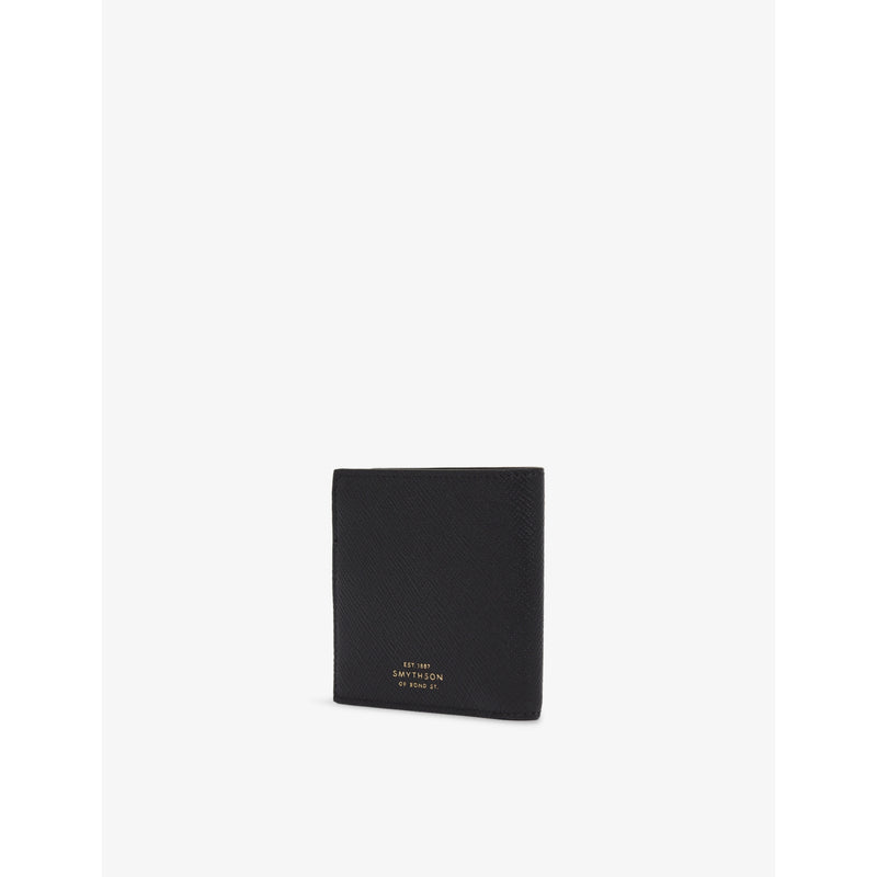 Smythson Panama leather wallet with six card slots - British product