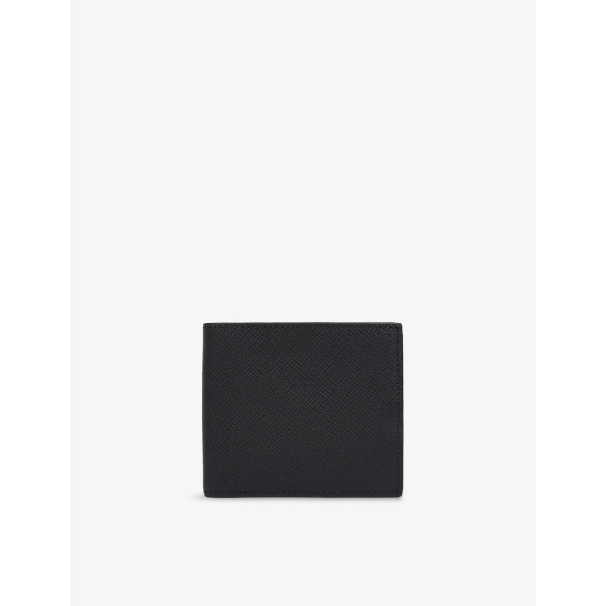 Panama 6-Card Slot Leather Wallet - BLACK