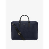 Smythson Panama slim leather briefcase with adjustable strap, UK version