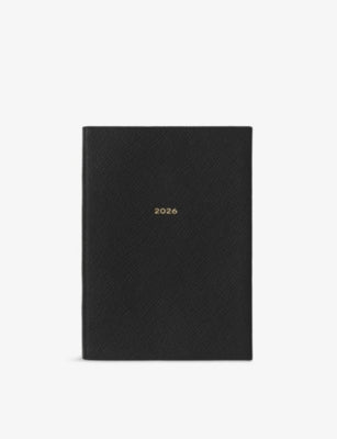 Smythson Soho leather daily diary 2026, imported from the UK