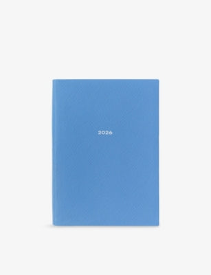 Smythson Soho leather daily diary 2026, imported from the UK