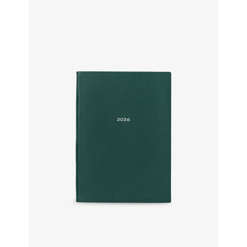 Soho Leather 2026 Weekly Diary - FOREST GREEN