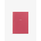 Soho Leather 2026 Weekly Diary - RASPBERRY