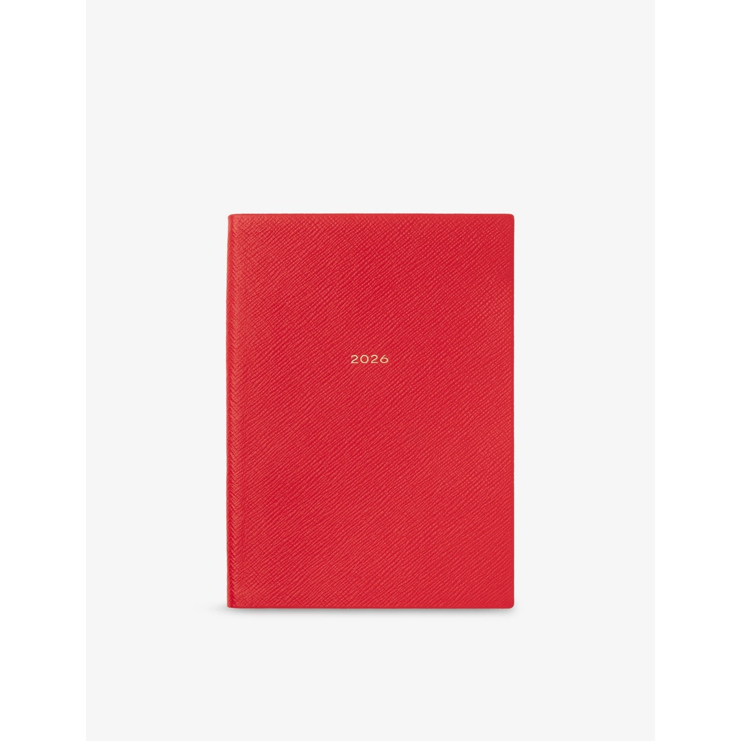 Soho Leather 2026 Weekly Diary - SCARLET RED