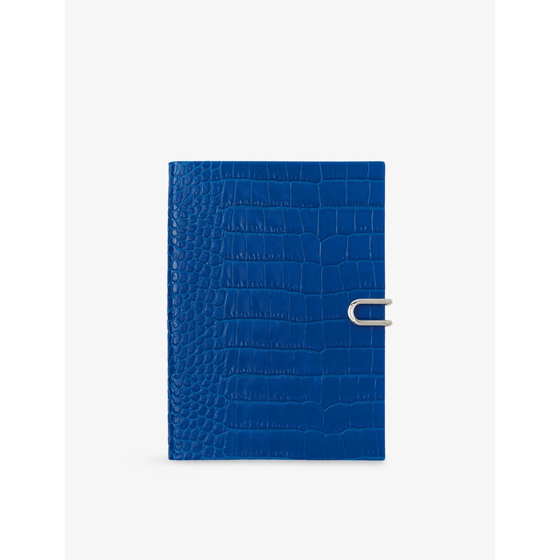 Soho Week-to-View Leather 2026 Diary - CERULEAN