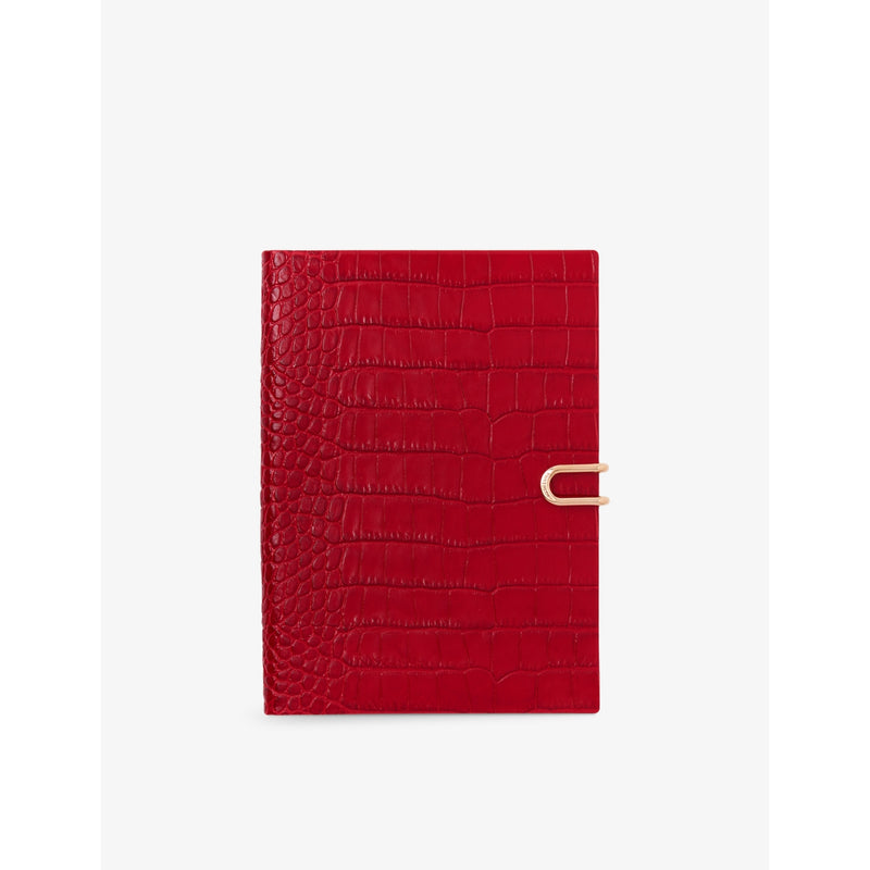 Soho Week-to-View Leather 2026 Diary - SCARLET RED