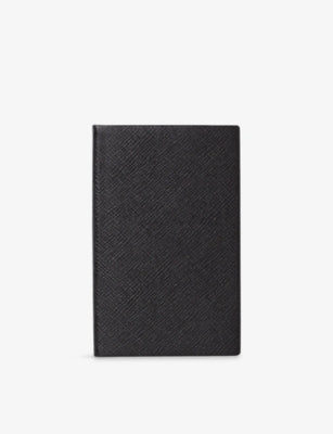 Smythson Panama leather notebook with gilt edges (British brand)