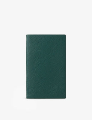 Smythson Panama Leather Notebook, Lined, 14cm x 9cm