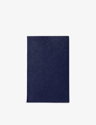 Smythson Panama Leather Notebook, Lined, 14cm x 9cm