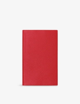 Smythson Panama Leather Notebook, Lined, 14cm x 9cm