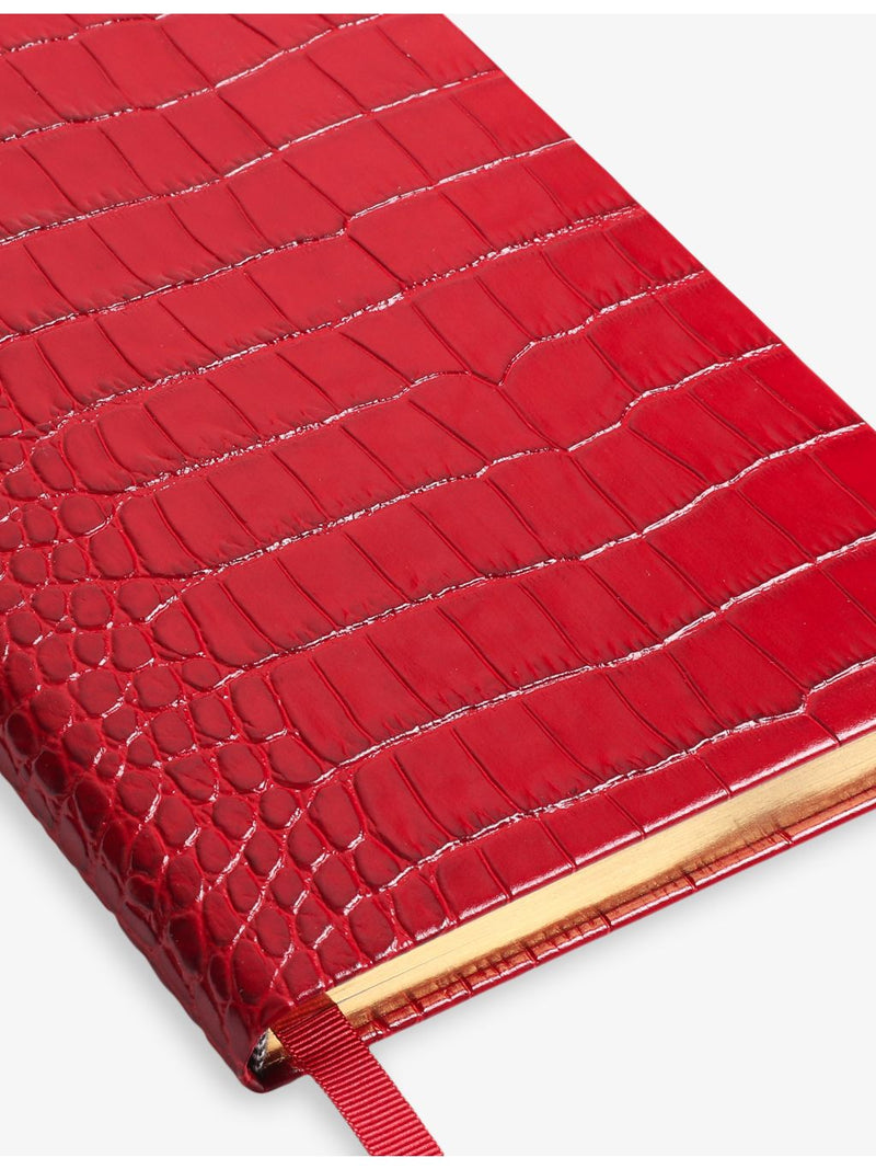 Smythson Soho leather notebook 19cm, imported from the UK