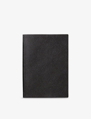 Smythson Soho leather notebook 19cm x 14cm, imported from the UK