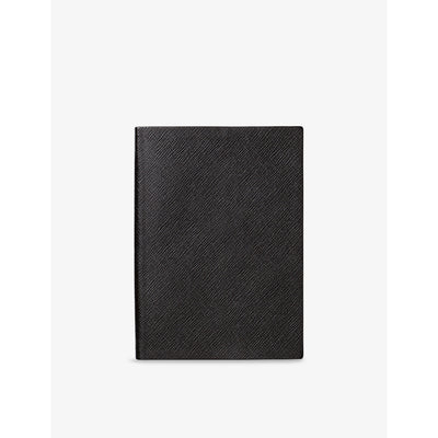 selfridges Smythson Soho Leather Notebook 19 x 14cm- Buy online at McGrocer
