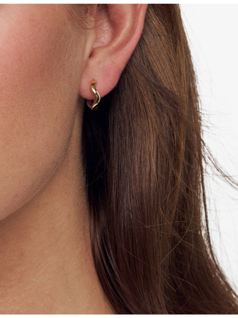 Sif Jakobs Ellera 18ct gold-plated earrings, imported from the UK
