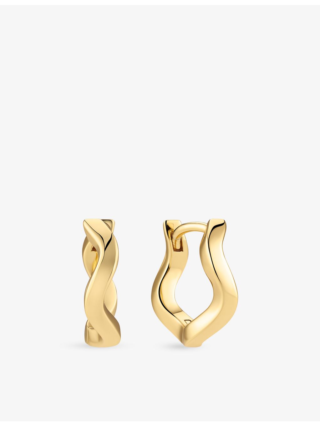 Sif Jakobs Ellera 18ct gold-plated earrings, imported from the UK