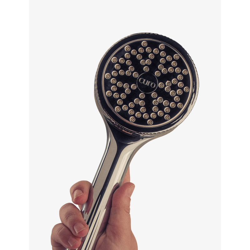 Smartech Curo filtered shower head brushed gold (British brand)