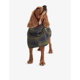 Barbour tartan dog drying robe, imported from the UK