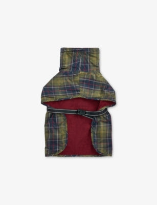 Barbour tartan dog drying robe, imported from the UK