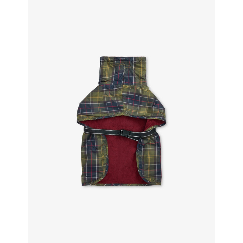 Tartan Woven Dog Drying Robe - S
