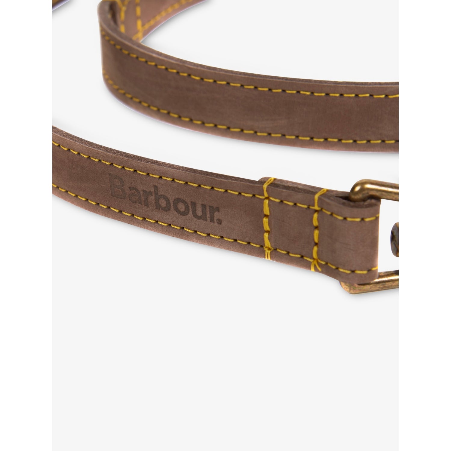 Barbour leather dog lead with lobster clasp (British brand)